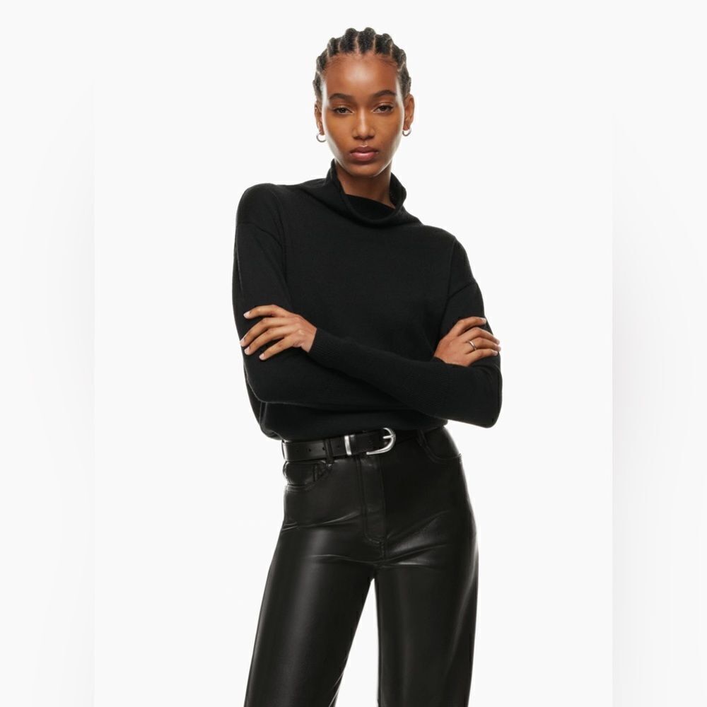 Aritzia Wilfred Cyprie Merino Wool Turtleneck Sweater